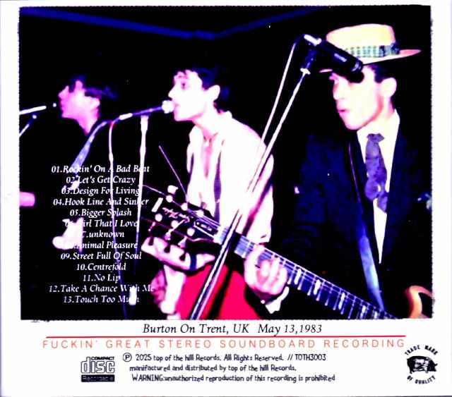 London Cowboys/England,UK 05.13.1983 Soundboard Edition - Image 2