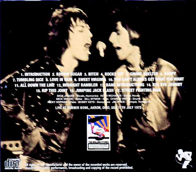 Rolling Stones / OH, USA 07.11.1972 Complete Upgrade - Image 2