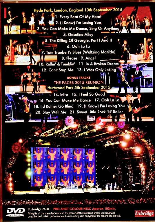 Rod Stewart Faces / London, UK 2015 2-Day Multi-Cam Edition - Image 2