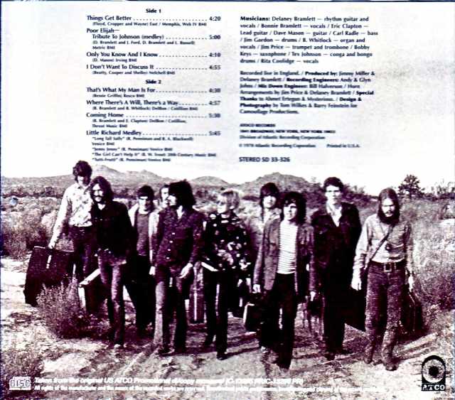 Delaney and Bonnie Eric Clapton / On Tour Original US ATCO Promotional Edition - Image 2