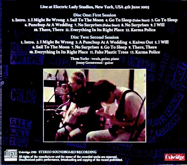 Radiohead / NY, USA 06.04.2003 Complete Soundboard Edition - Image 2