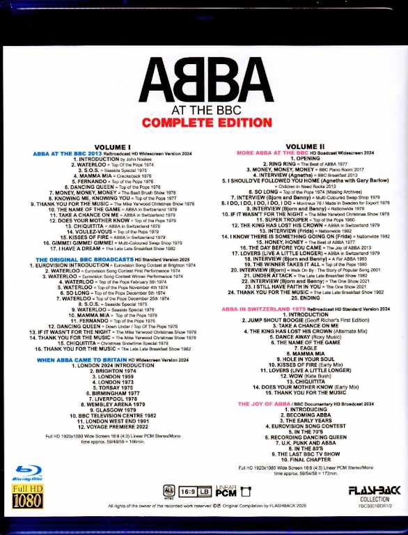 Abba Abba/At the BBC Complete Edition Blu-Ray Version - Image 2