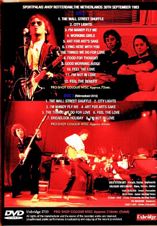 10cc (Ten CC) / Netherlands 1983 Original Broadcast Edition & more - Image 2