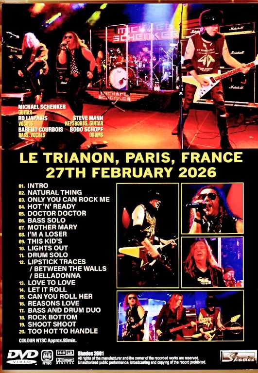 Michael Schenker / France 02.27.2026 Complete - Image 2