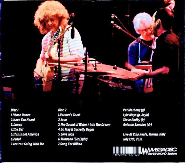 Pat Metheny Group, Lyle Mays / Italy, July 13, 2010 - Image 2
