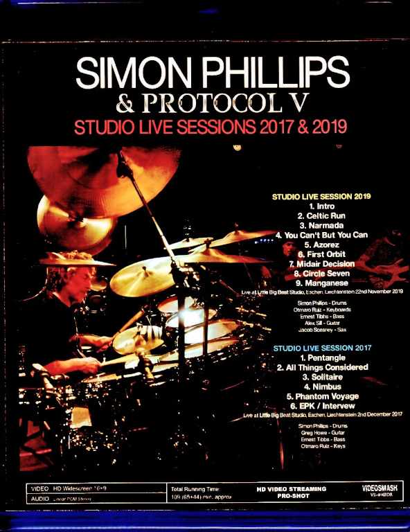 Simon Phillips and Protocol V / Liechtenstein 2017 & 2019 Blu-ray Version - Image 2