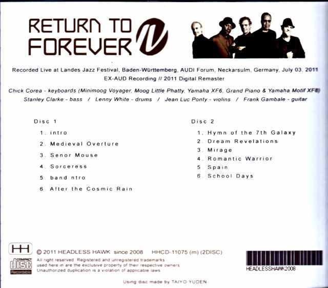 Return to Forever IV by Jean-Luc Ponty / Germany / March 7, 2011 - Image 2