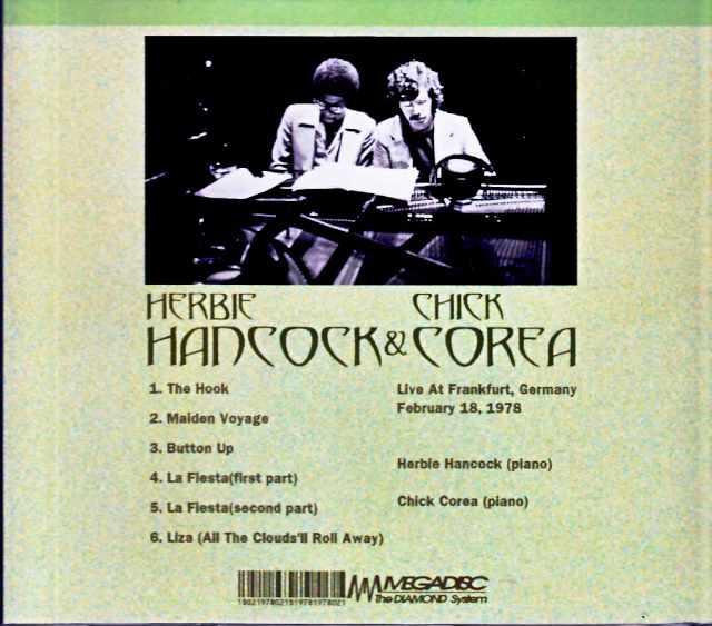 Herbie Hancock Chick Corea / Germany 02.18.1978 FM Broadcast Edition - Image 2