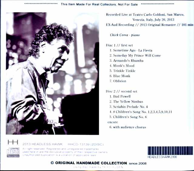 Chick Corea / Italy 07.26.2013 - Image 2