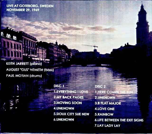 Keith Jarrett Trio / Sweden 11.29.1969 Complete - Image 2