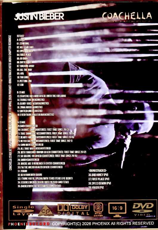 Justin Bieber / CA, USA 2026 Complete Multi-Cam Edition & more - Image 2