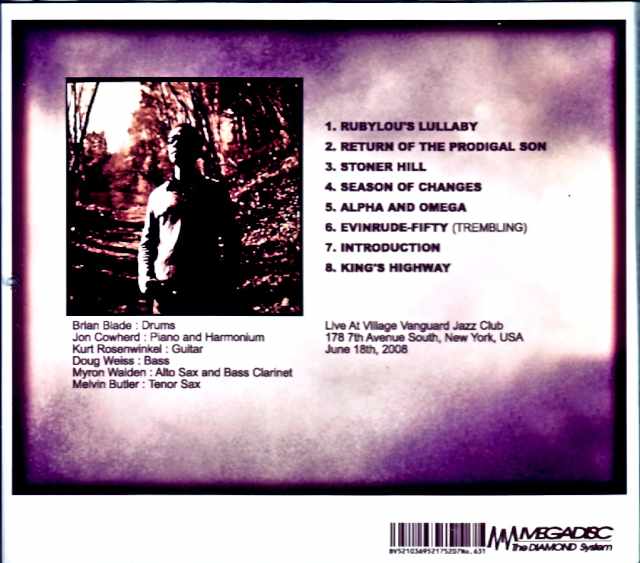 Brian Blade Fellowship, Kurt Rosenwinkel / NY, USA, 2008 FM Broadcast Edition - Image 2