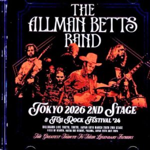Allman Betts Band / Tokyo, Japan 2026 Complete & more