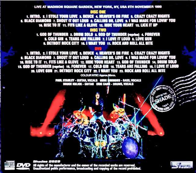 Kiss / NY, USA 11.09.1990 Complete & more - Image 2
