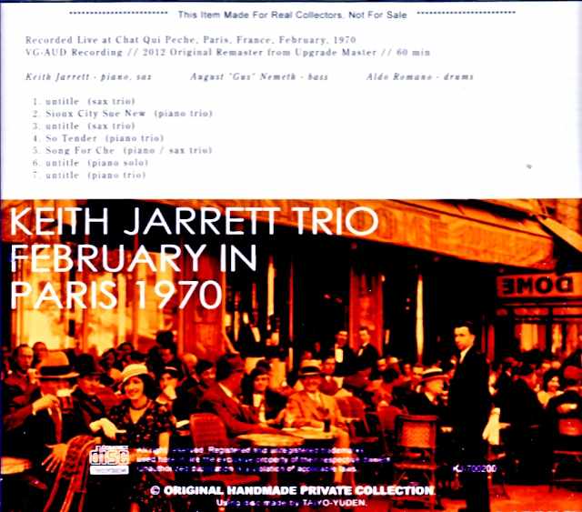 Keith Jarrett Trio / France / February 28, 1970 - Image 2