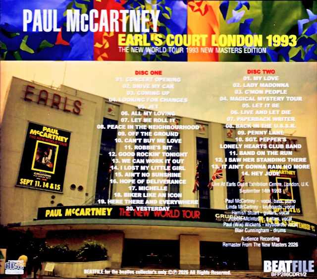 Paul McCartney / London, UK 09.14.1993 Complete - Image 2