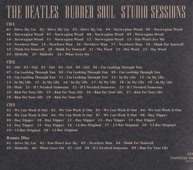 Beatles / The Beatles' Forest: Rubber Soul Studio Sessions New Remastered - Image 2