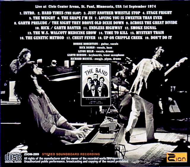 The Band, Eric Clapton / NY, USA 7.6.1974 Remastered - Image 2