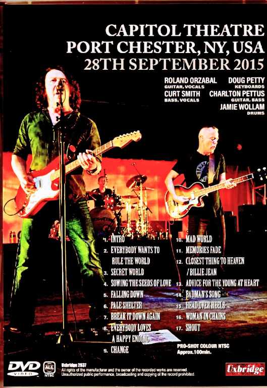 Tears for Fears / NY, USA 09.28.2015 Complete Multi-Cam Edition - Image 2