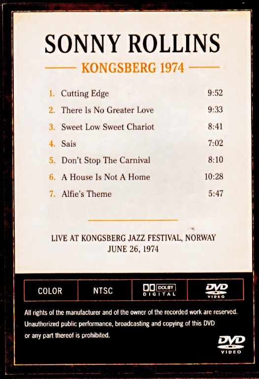 Sonny Rollins / Norway 06.26.1974 - Image 2