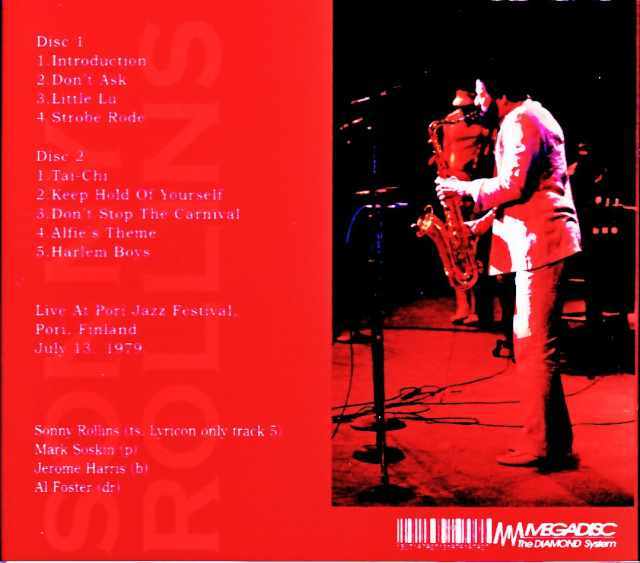 Sonny Rollins / Finland 07.13.1979 - Image 2