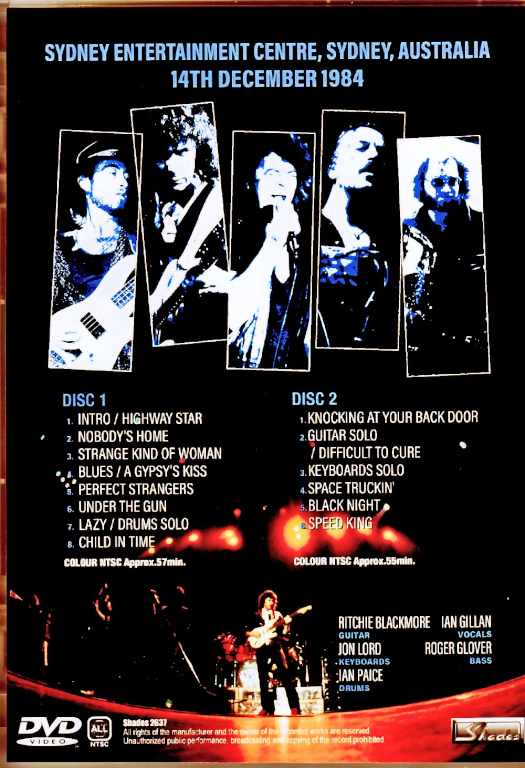Deep Purple / Australia 12.14.1984 Complete - Image 2