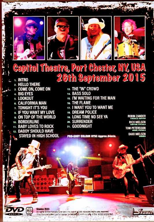 Cheap Trick / NY, USA 09.26.2015 Complete Multi-Cam Edition - Image 2