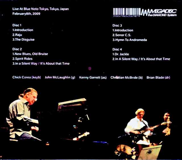 Five Peace Band - Chick Corea, John McLaughlin / Tokyo, Japan 2009 - 2 Shows - Complete - Image 2