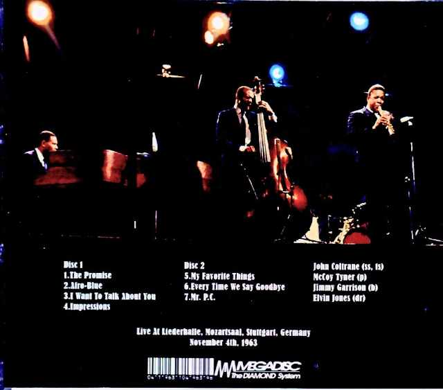 John Coltrane Quartet, McCoy Tyner, Elvin Jones / Germany, April 11, 1963, FM Broadcast Edition - Image 2