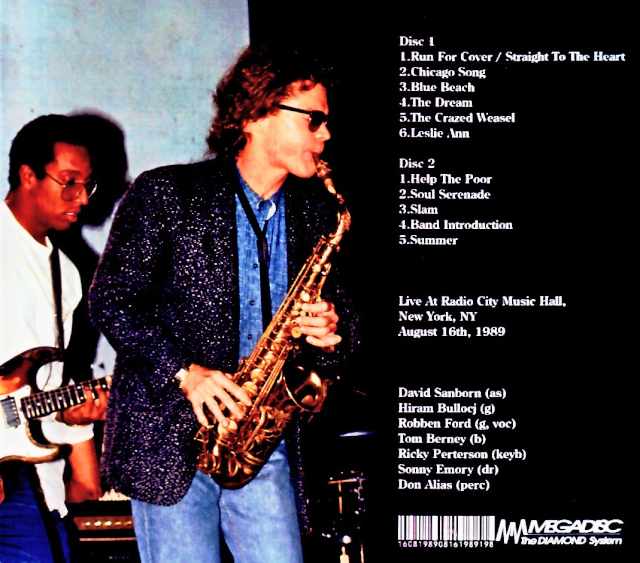David Sanborn, Robben Ford, Hiram Bullock / NY, USA / August 16, 1989 - Image 2