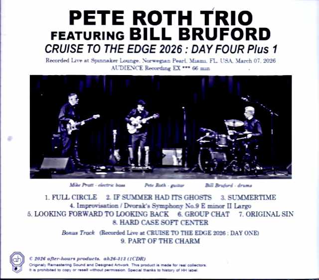 Pete Roth Trio Bill Bruford Pete Roth Bill Bruford / FL, USA 03.07.2026 Complete & more - Image 2