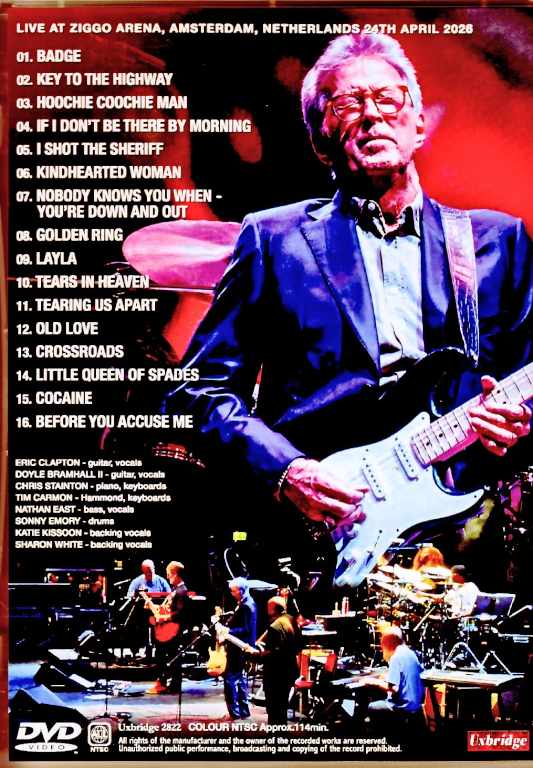 Eric Clapton / Netherlands 04.24.2026 Complete - Image 2