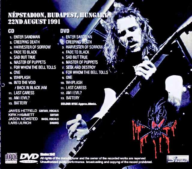 Metallica / Hungary 08.22.1991 S & V - Image 2