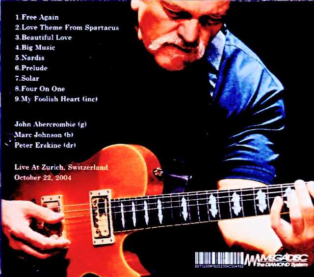 John Abercrombie Trio / Switzerland 10.22.2004 Plays Bill Evans - Image 2