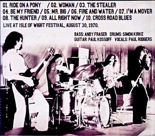 Free – Isle of Wight Festival, England, UK – August 30, 1970 (Complete) - Image 2