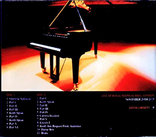 Keith Jarrett / London, UK / Completed November 20, 2015 - Image 2