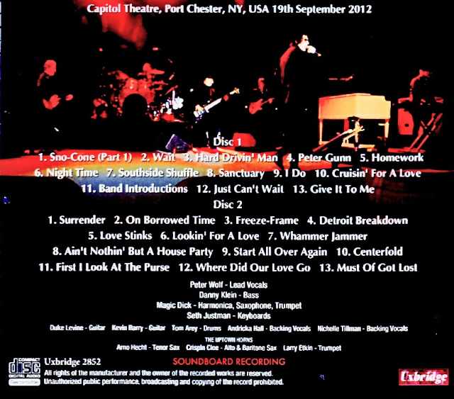 J. Geils Band / NY, USA 09.19.2012 Soundboard Edition - Image 2