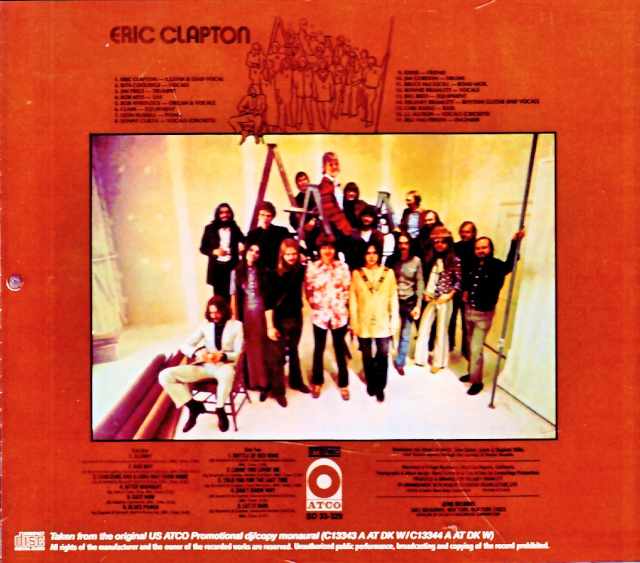 Eric Clapton / First Album US Promotional DJ Monaural LP Edition - Image 2