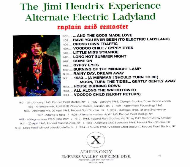 Jimi Hendrix Experience: Electric Ladyland Alternate Edition - Image 2
