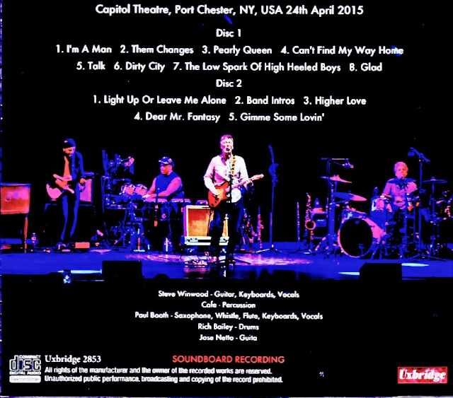 Steve Winwood / NY, USA 04.24.2015 Complete Soundboard Edition - Image 2