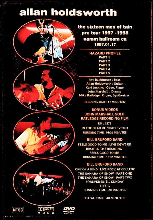 Allan Holdsworth / CA, USA, January 17, 1997 & more - Image 2