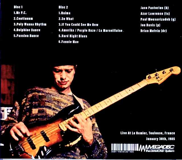Jaco Pastorius Quintet / France 01.30.1985 FM Broadcast Edition - Image 2