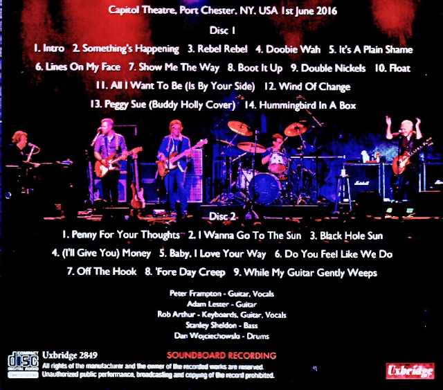 Peter Frampton / NY, USA 2016 Complete Soundboard Edition - Image 2