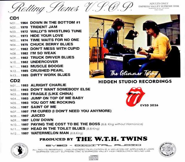 The Rolling Stones / V.S.O.P. Hidden Studio Recordings - Image 2