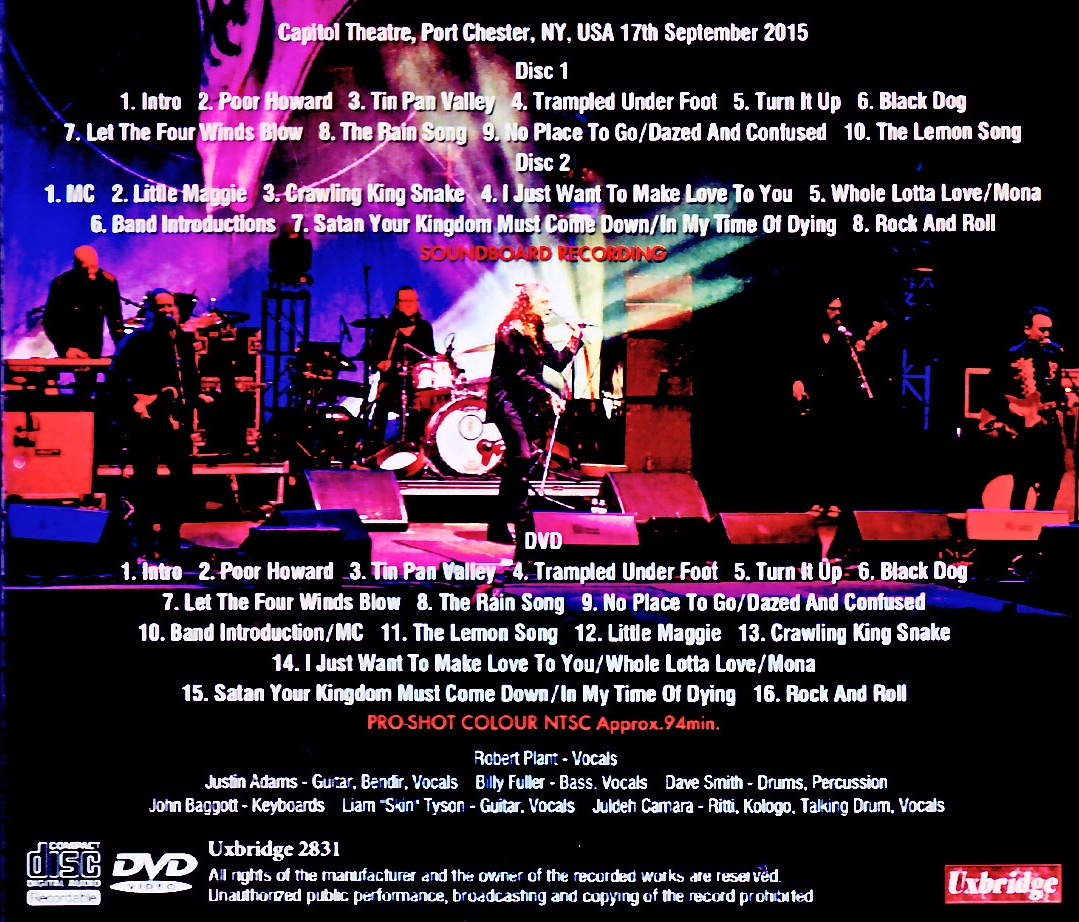 Robert Plant and the Sensational Space Shifters Robert Plant / NY, USA 09.17.2015 Complete Soundboard Edition & more - Image 2