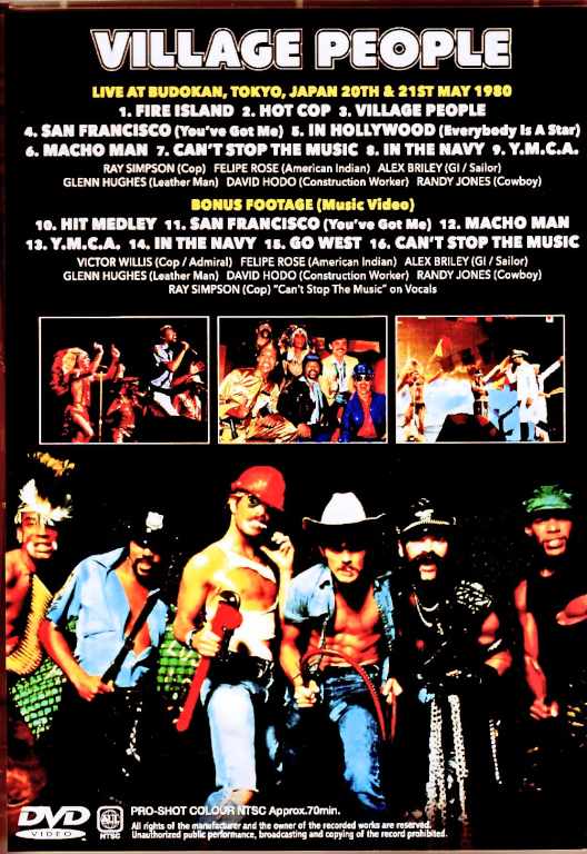 Village People / Tokyo, Japan 1980 Multi-Cam Edition & more - Image 2