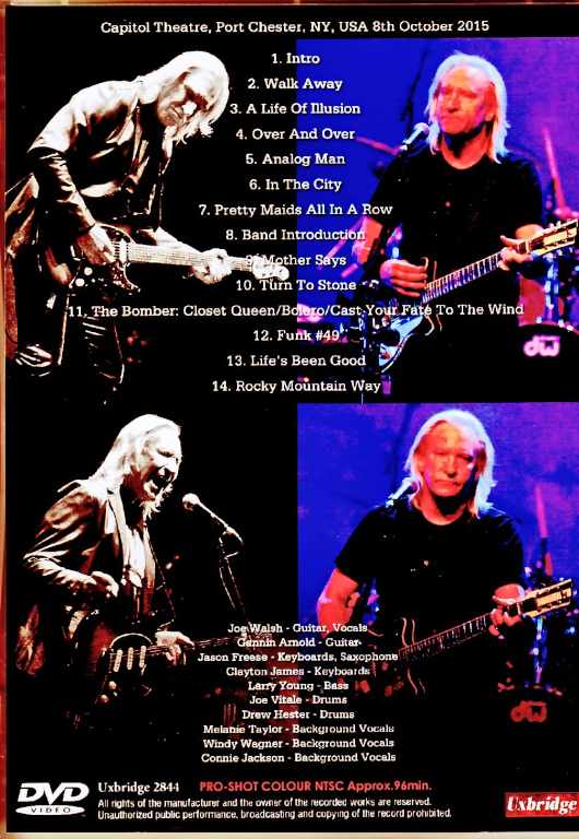 Joe Walsh / NY, USA 10.08.2015 Complete Multi-Cam Edition - Image 2