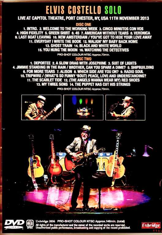 Elvis Costello / NY, USA – November 11, 2013 – Complete Multi-Cam Edition - Image 2