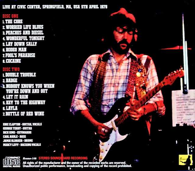 Eric Clapton / MA, USA – April 5, 1978 – Soundboard Edition (Remastered) - Image 2