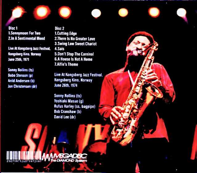 Sonny Rollins Quartet – Norway 06.26.1971 & More (Soundboard Edition) - Image 2